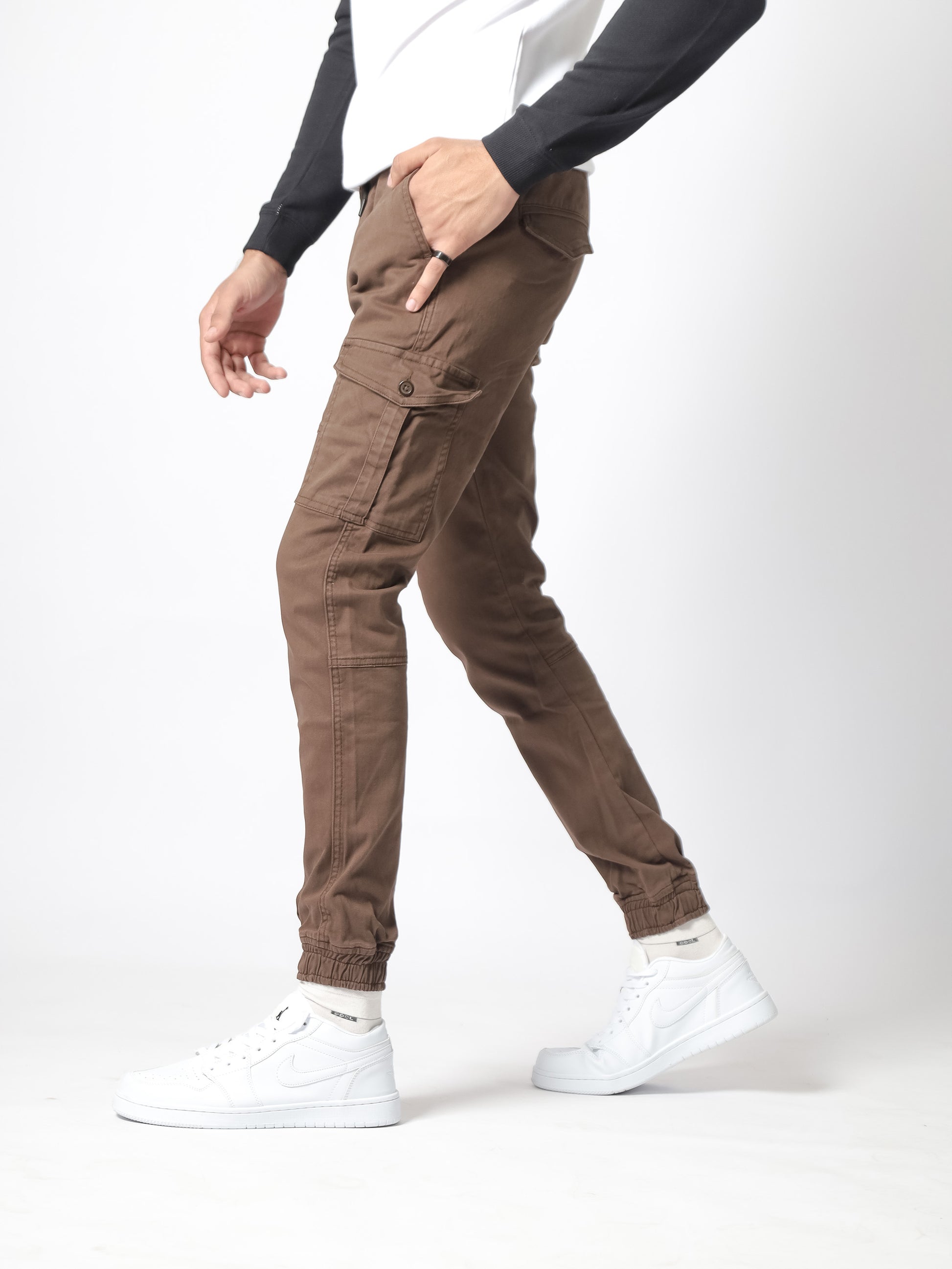 Light Brown Cargo Pants Combination