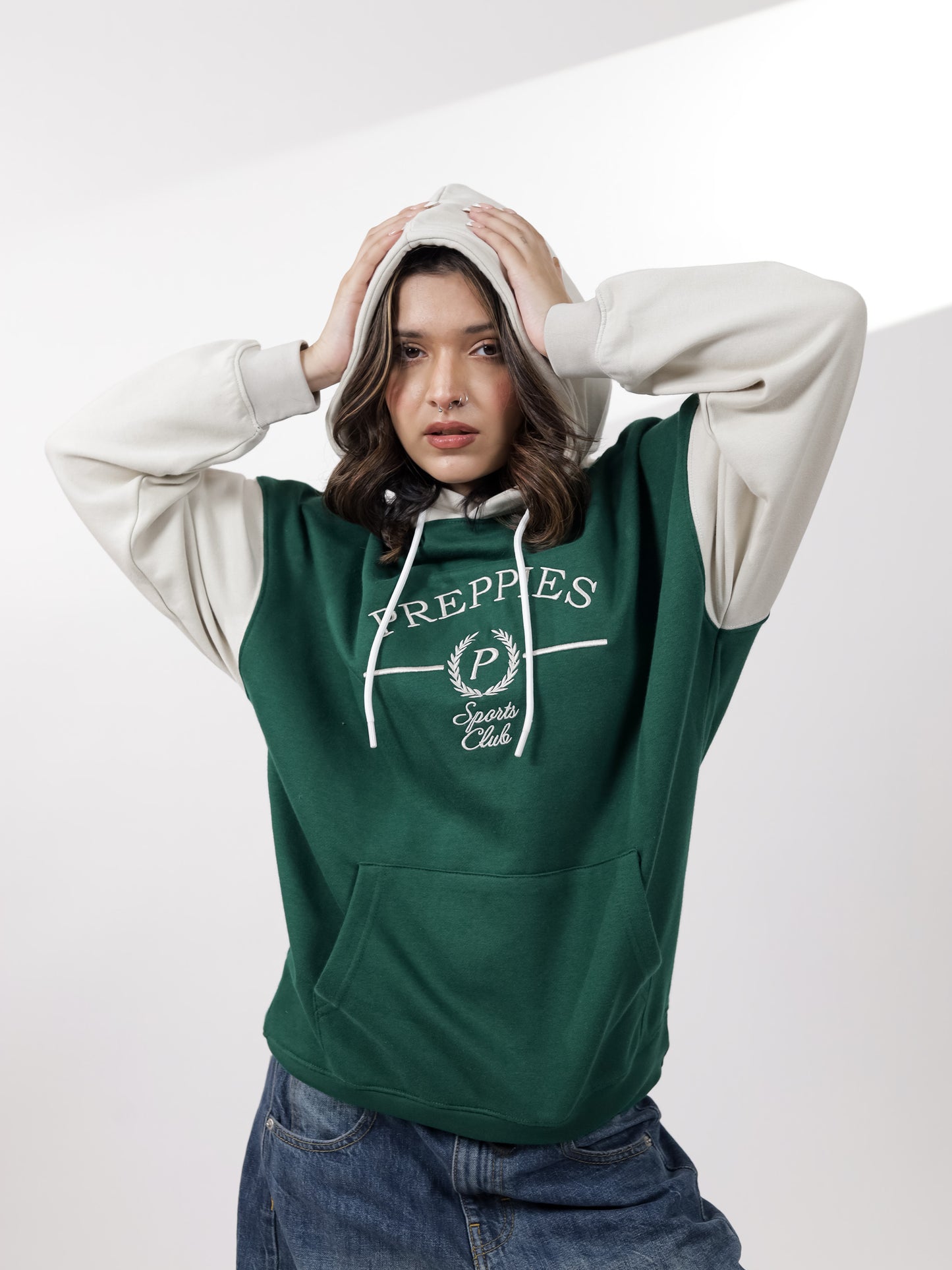 Green Graphic Hoodie