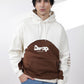Brown & beige Hoodie