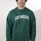 Green Oversize Graphic Sweatshirt