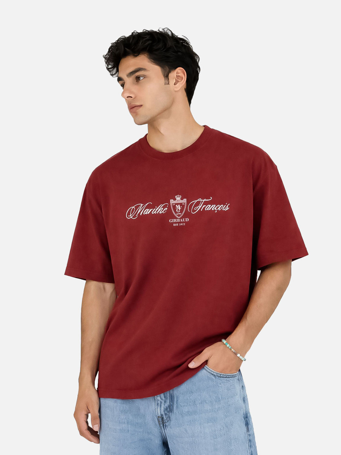 Maroon Graphic Tee
