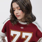 Maroon Digit Sweatshirt