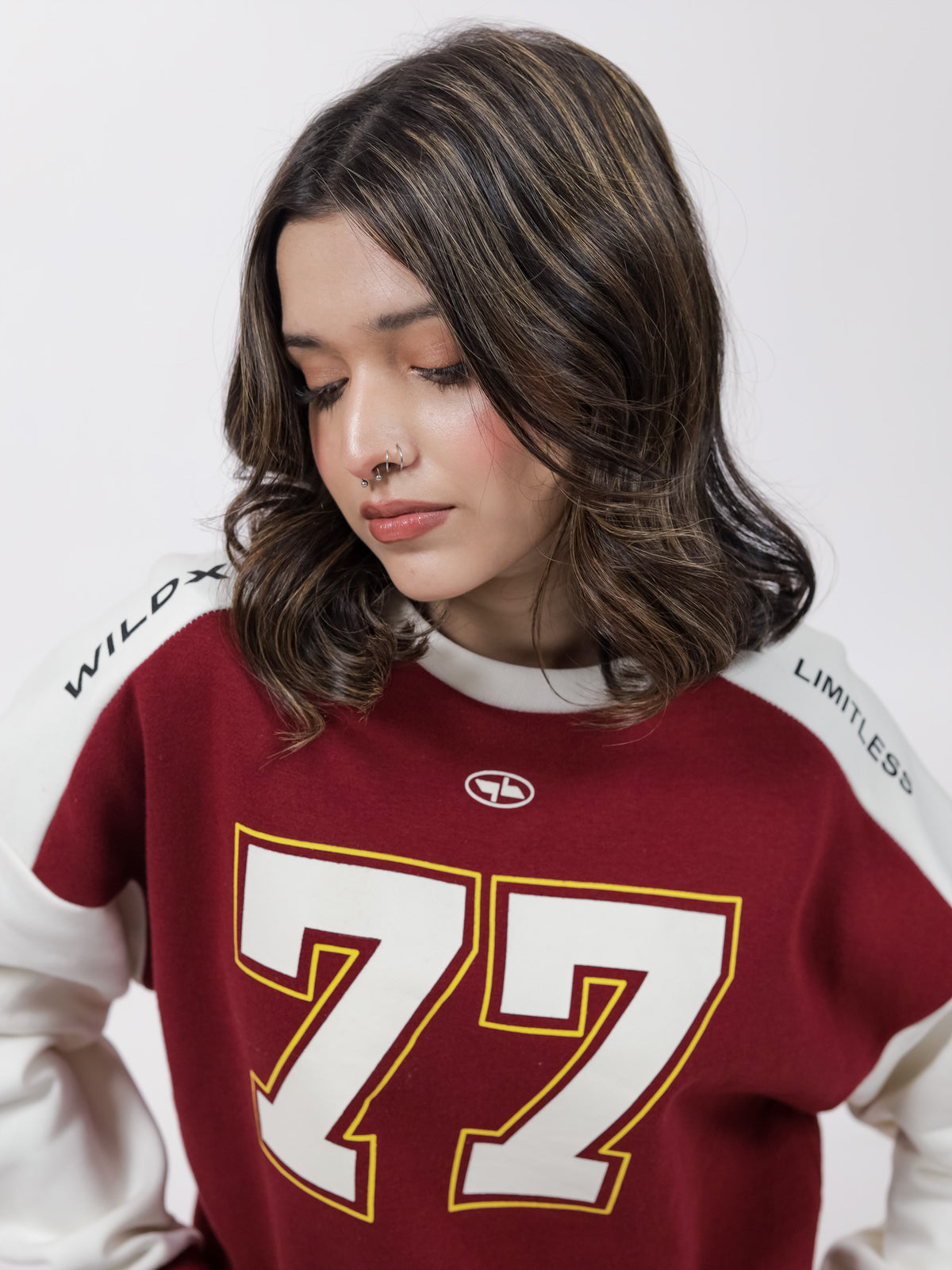 Maroon Digit Sweatshirt
