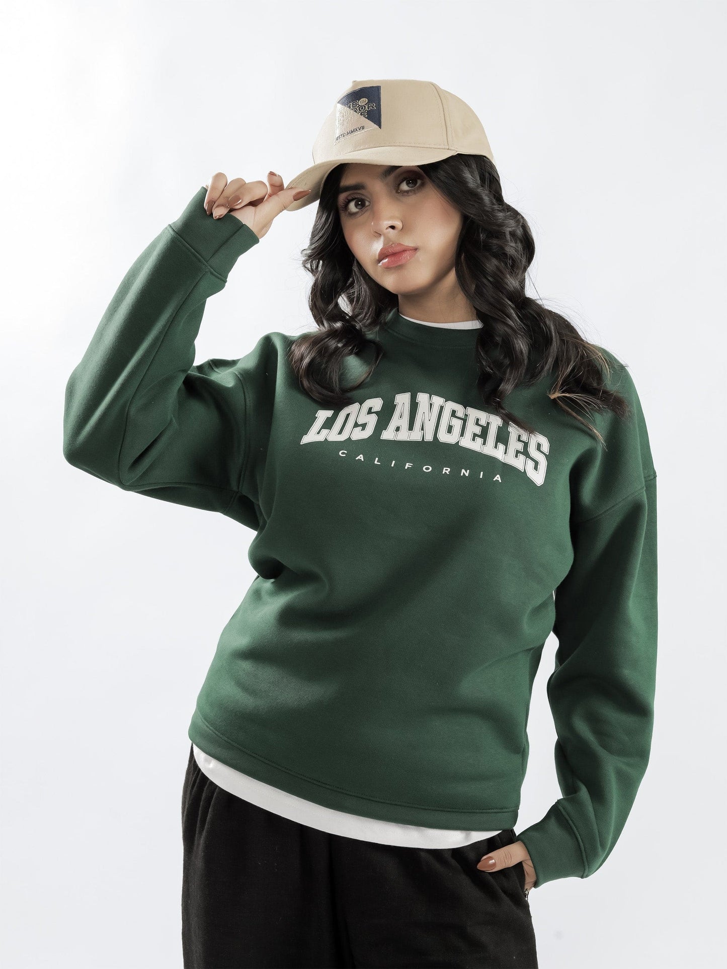Green Graphic Sweatshirt