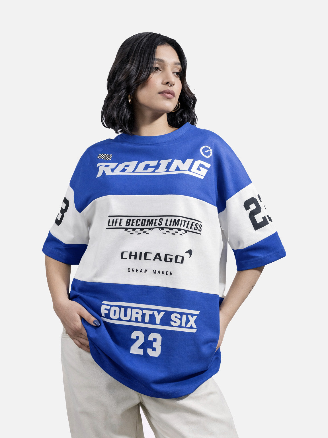 Royal Blue Racing Tee