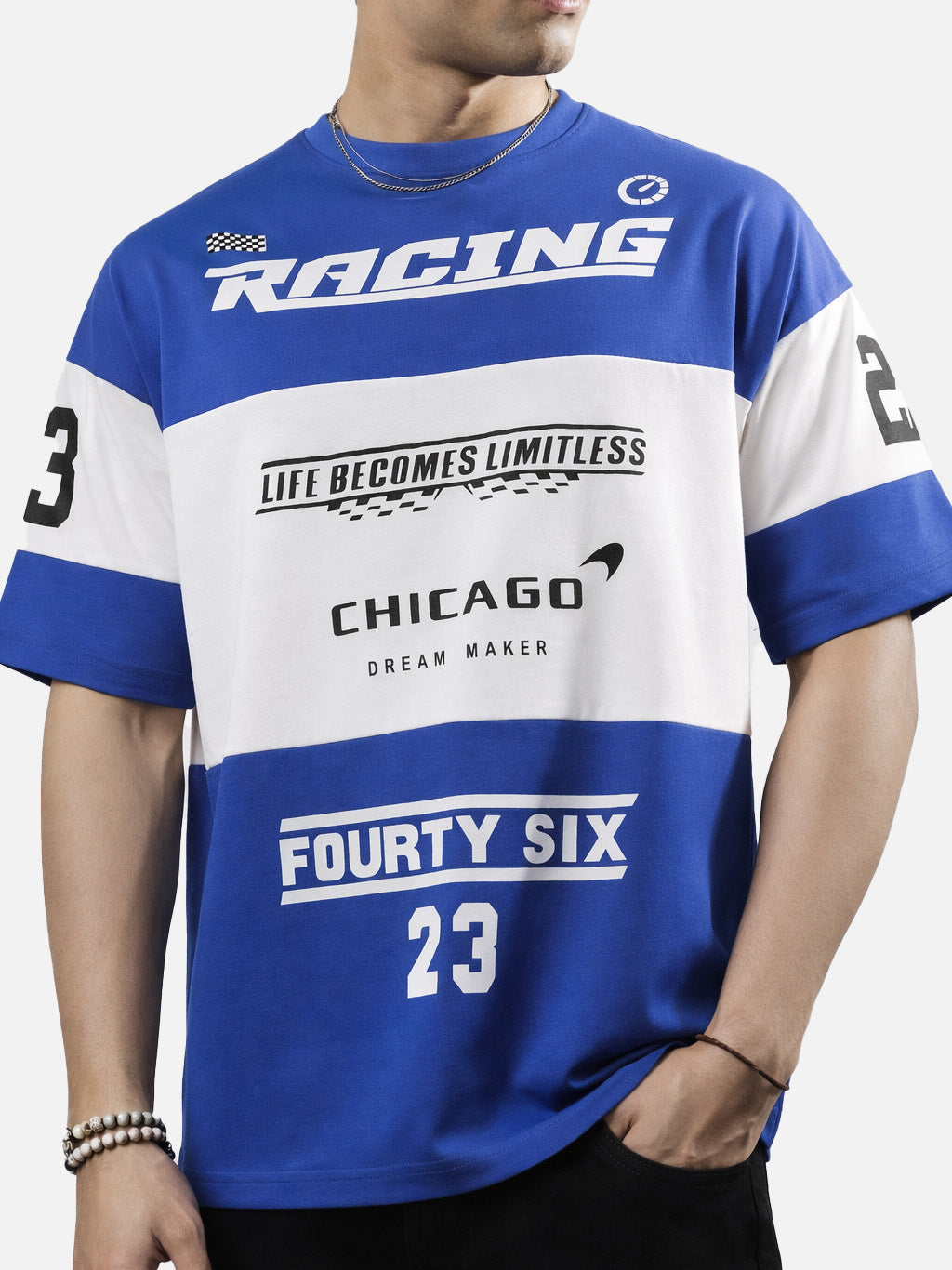 Royal Blue Racing Tee