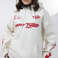 Off White Fire Graphic Hoodie