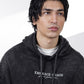 Acid Wash Graphic Hoodie