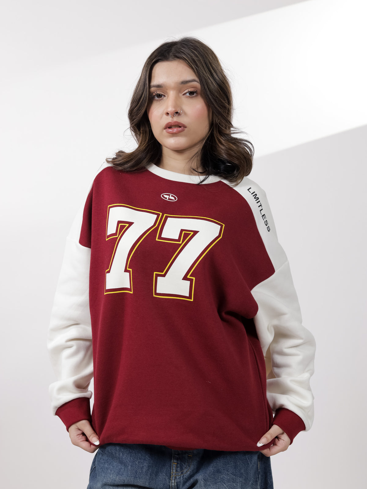 Maroon Digit Sweatshirt