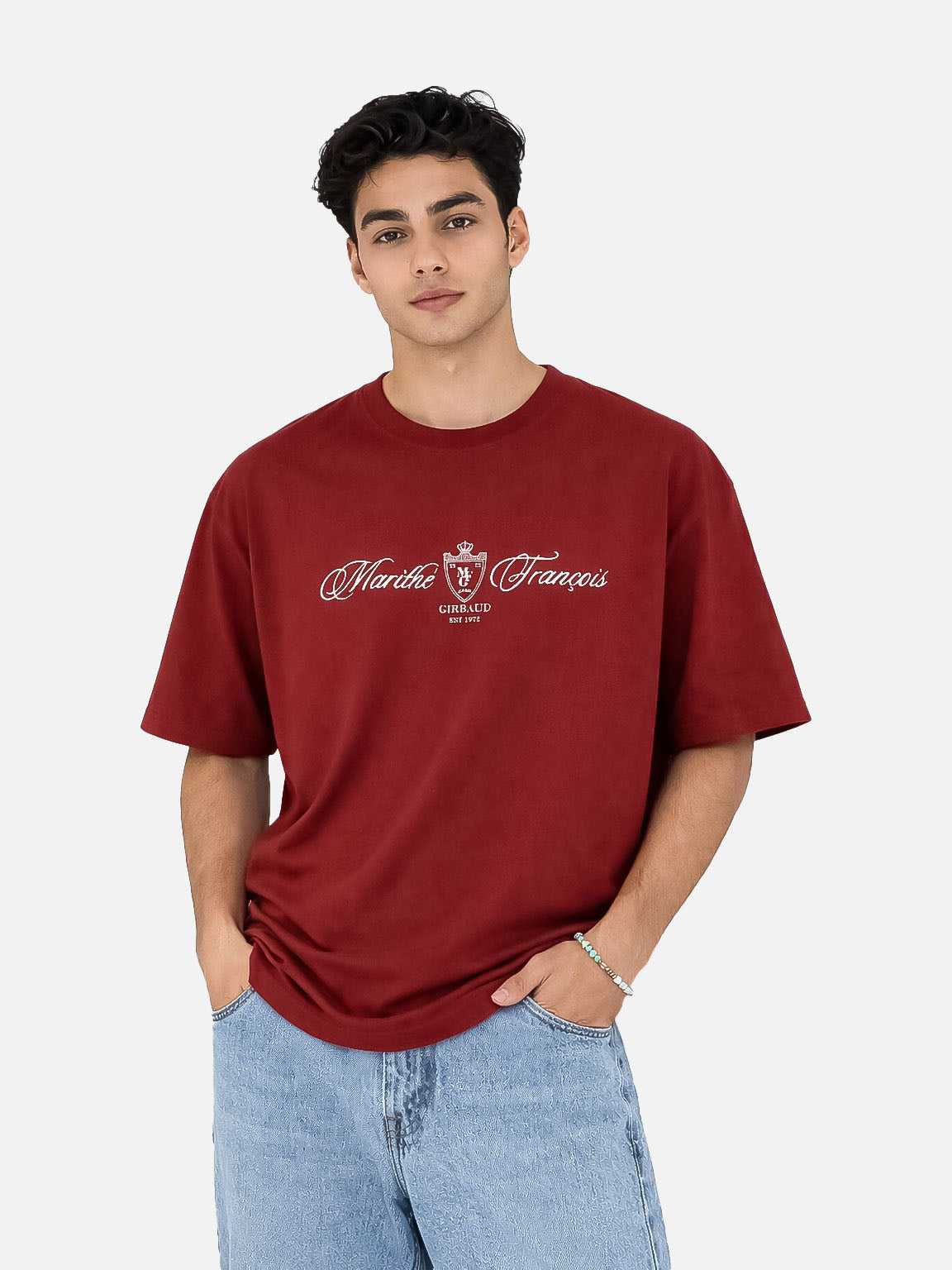 Maroon Graphic Tee