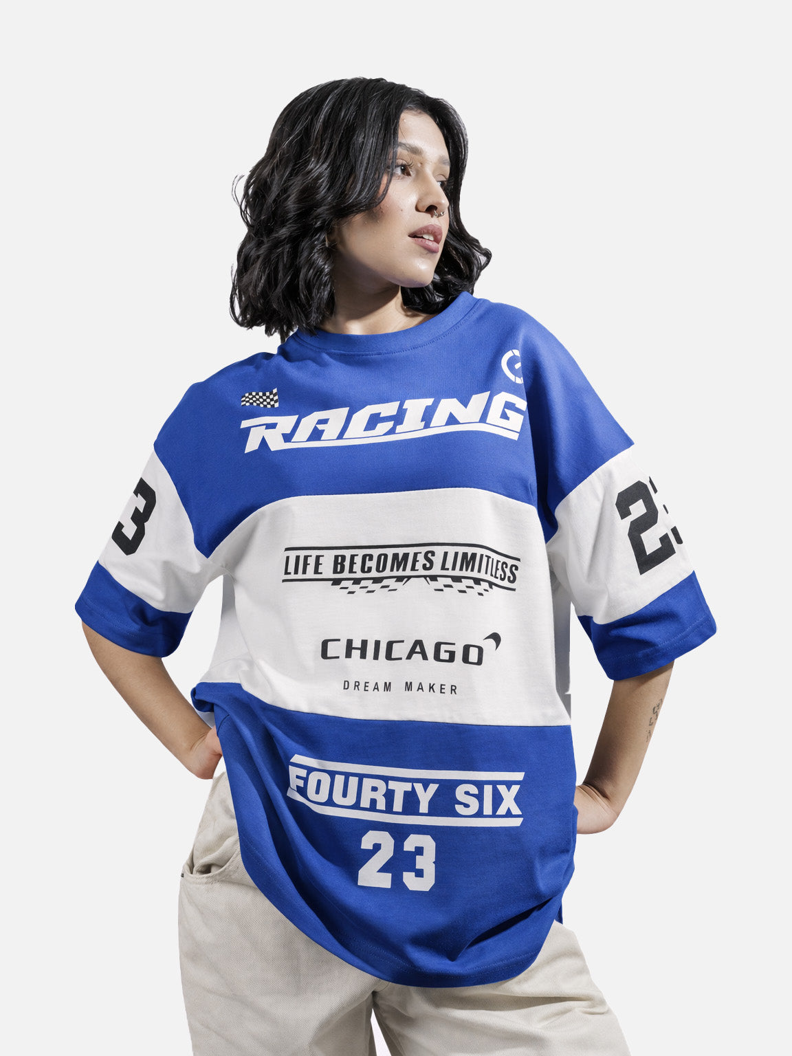 Royal Blue Racing Tee