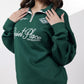 Green Quarter Zipper