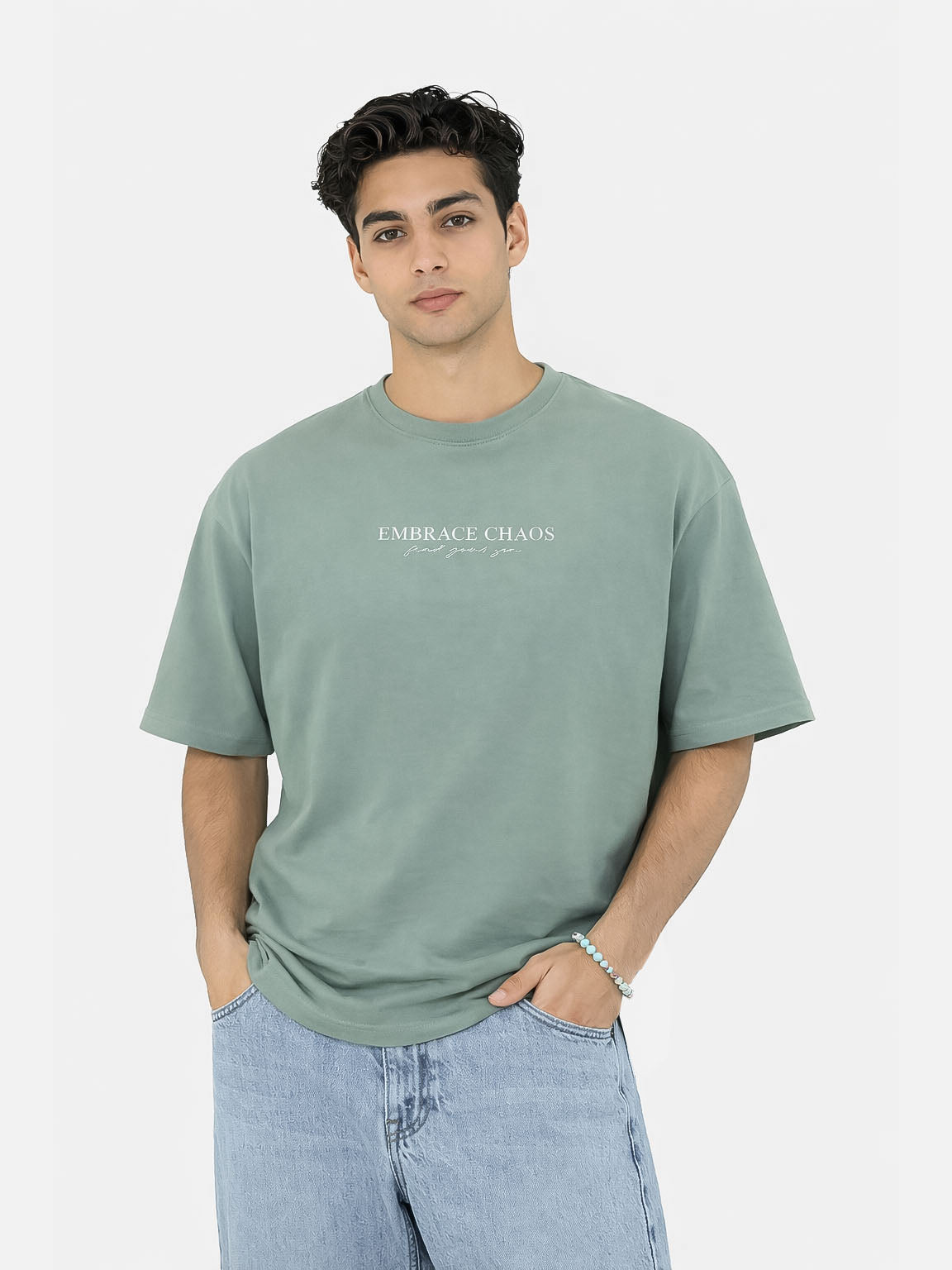 Mint Green Graphic Tee