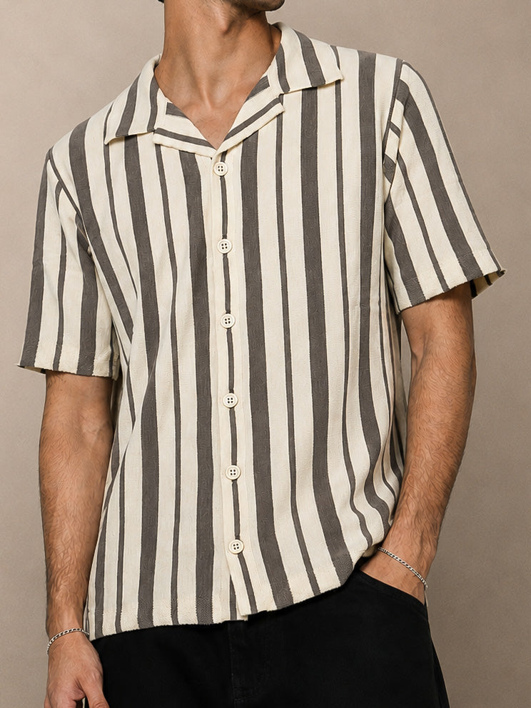 Taupe Flow Shirt