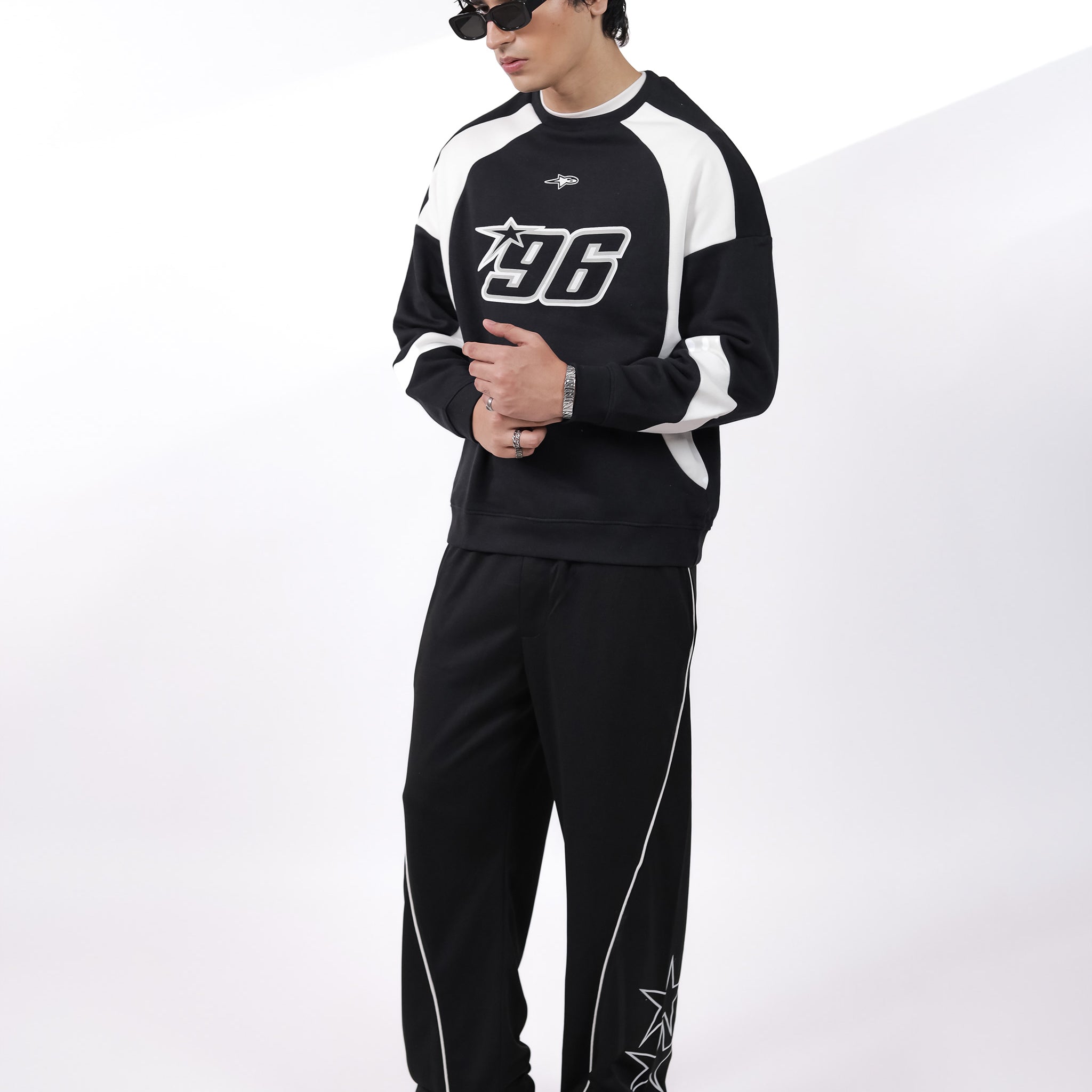 Black & White Racer CO-Ord Set