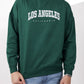 Green Oversize Graphic Sweatshirt