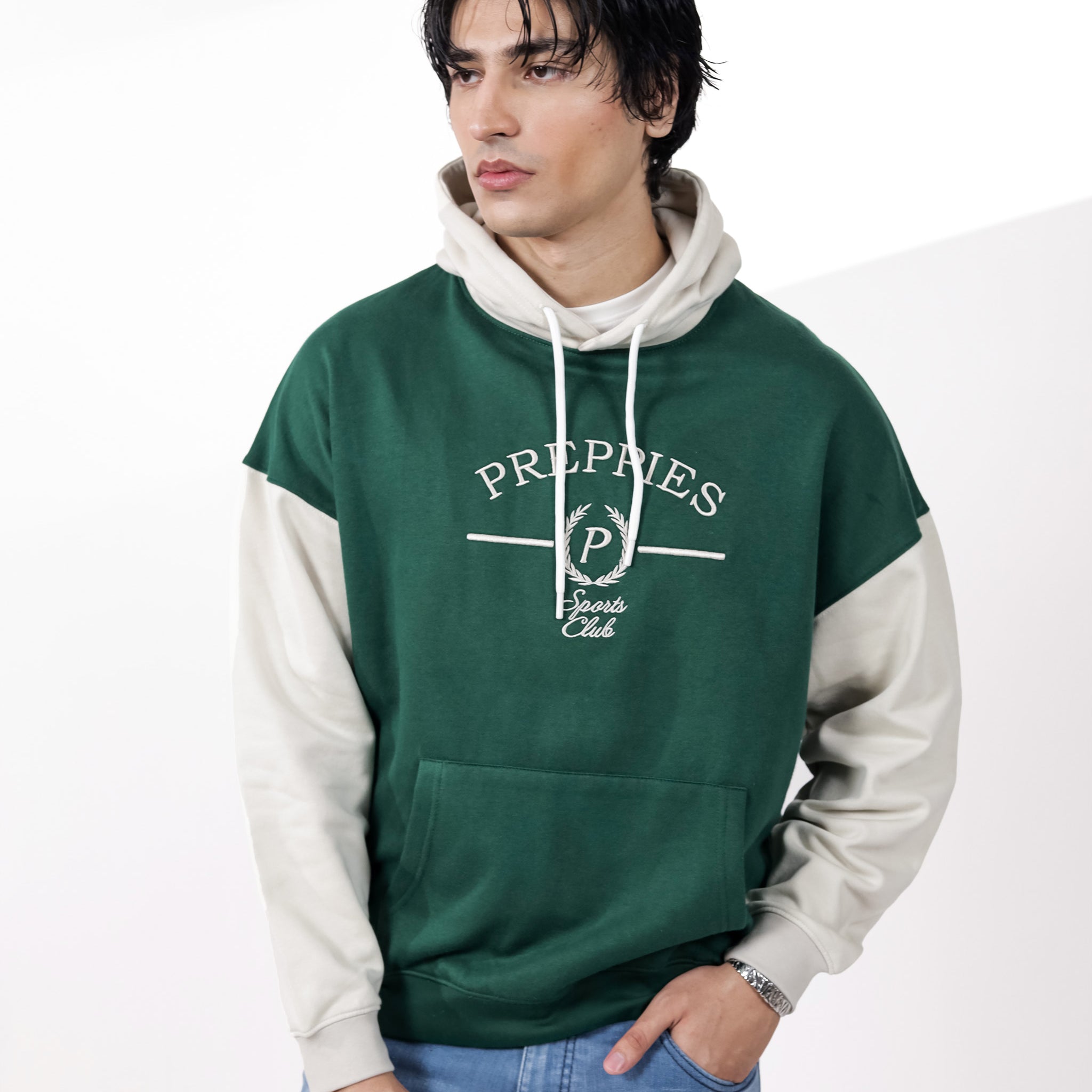 Green Graphic Hoodie