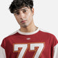 Maroon Digit Tee
