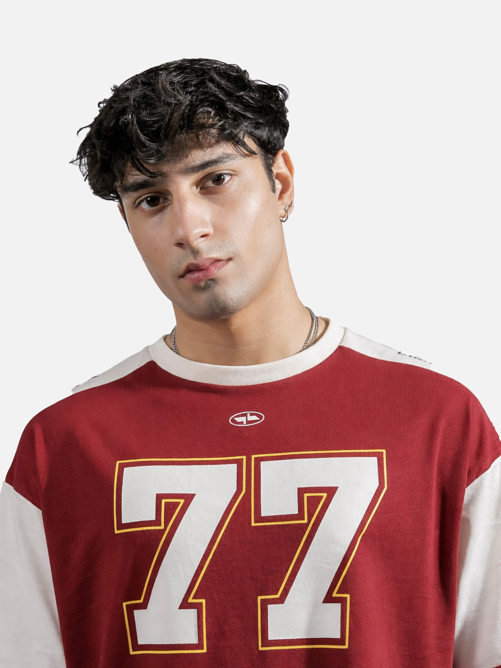 Maroon Digit Tee
