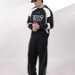Black & White Racer Digit Sweatshirt