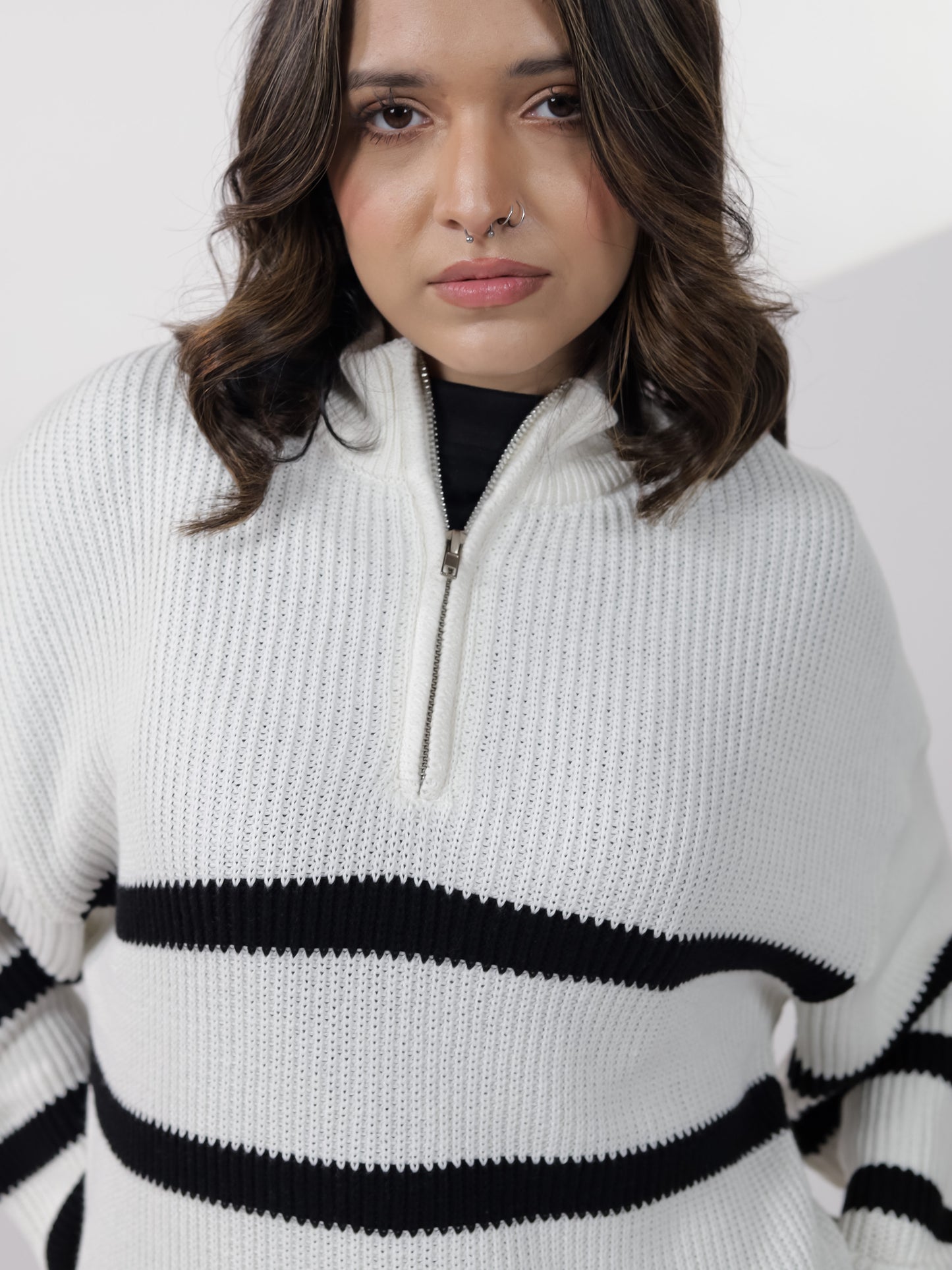 Black Stripe Sweater