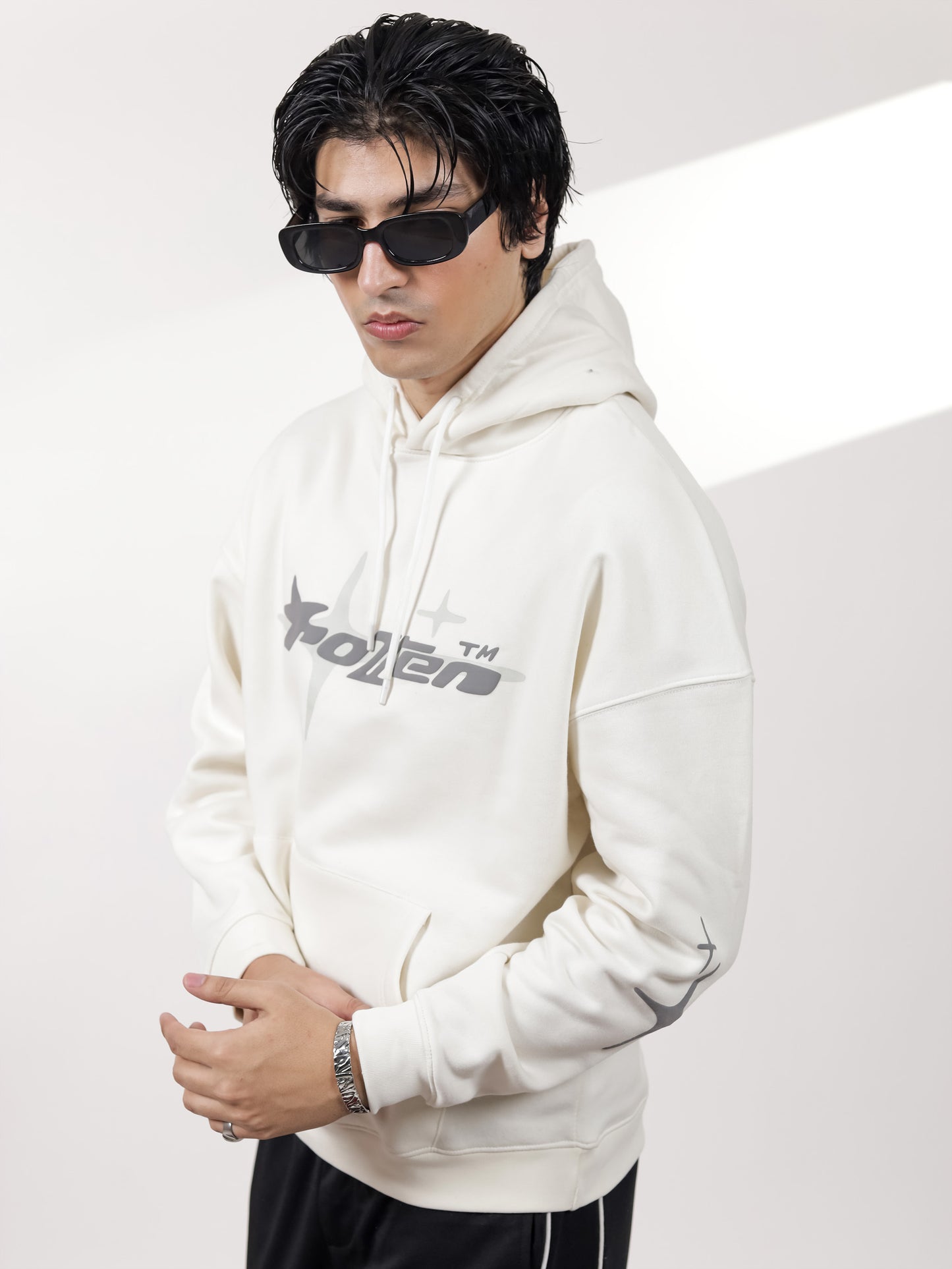 Off White printed Hoodie
