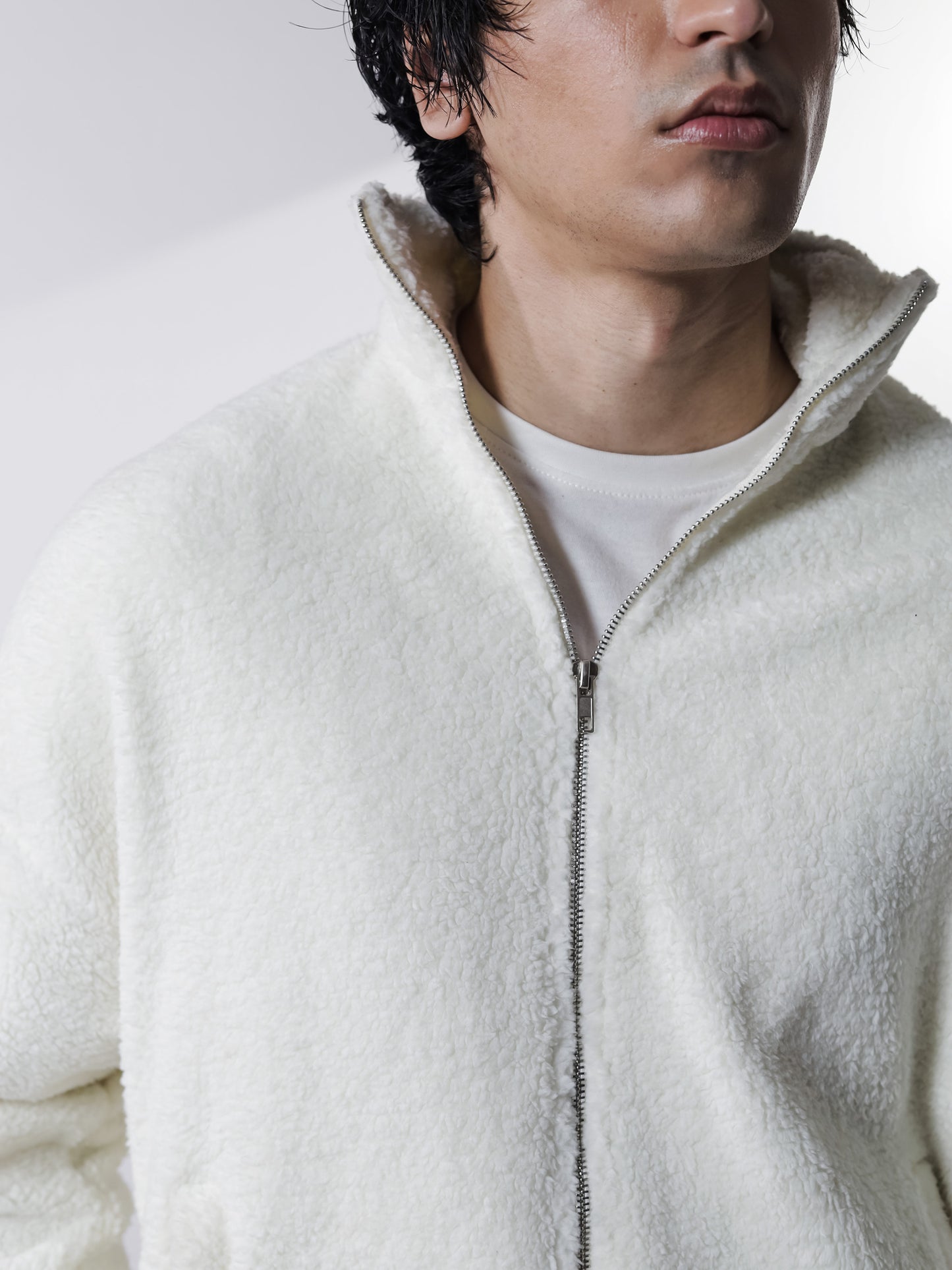 White Sherpa Jacket