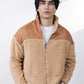 Beige Sherpa Jacket