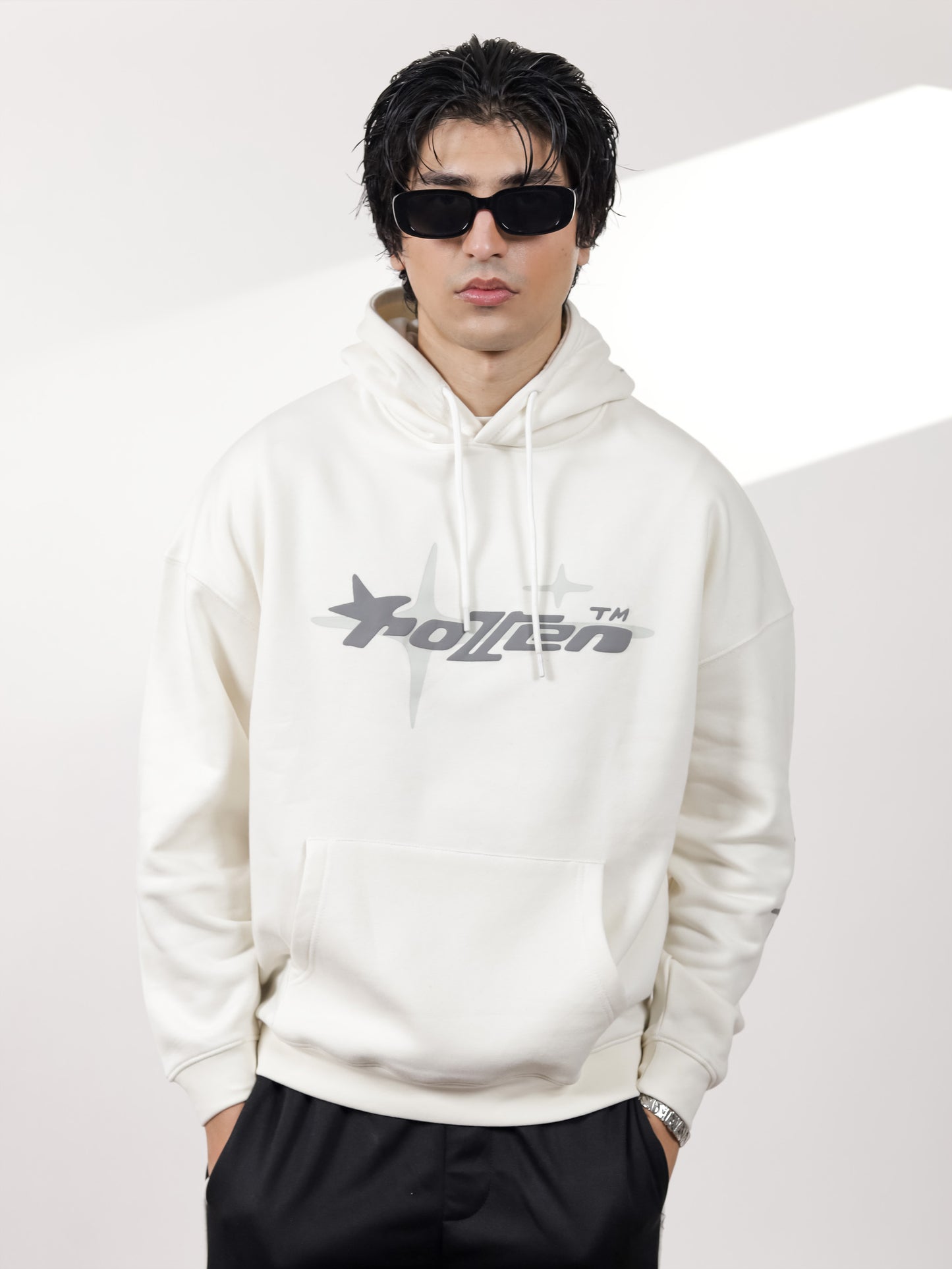 Off White printed Hoodie