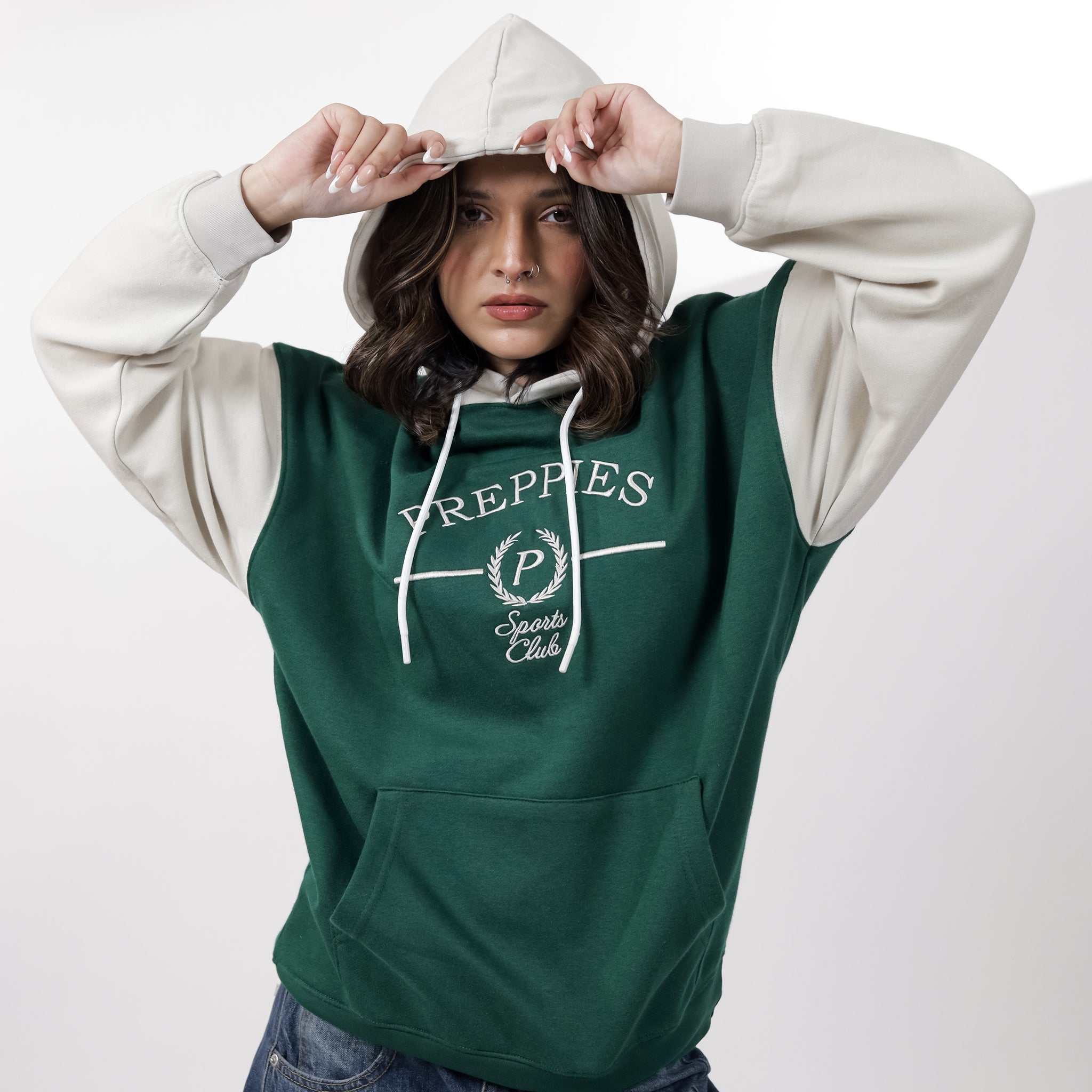 Green Graphic Hoodie