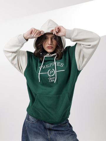 Green Graphic Hoodie
