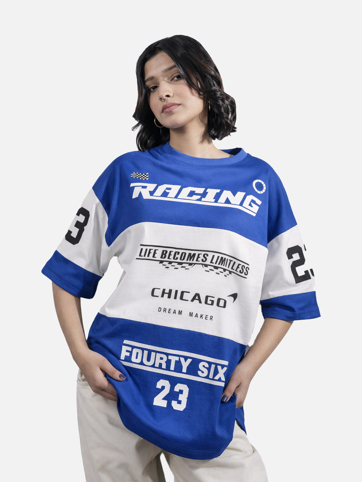 Royal Blue Racing Tee