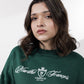 Royal Green Graphic Sweatshirt