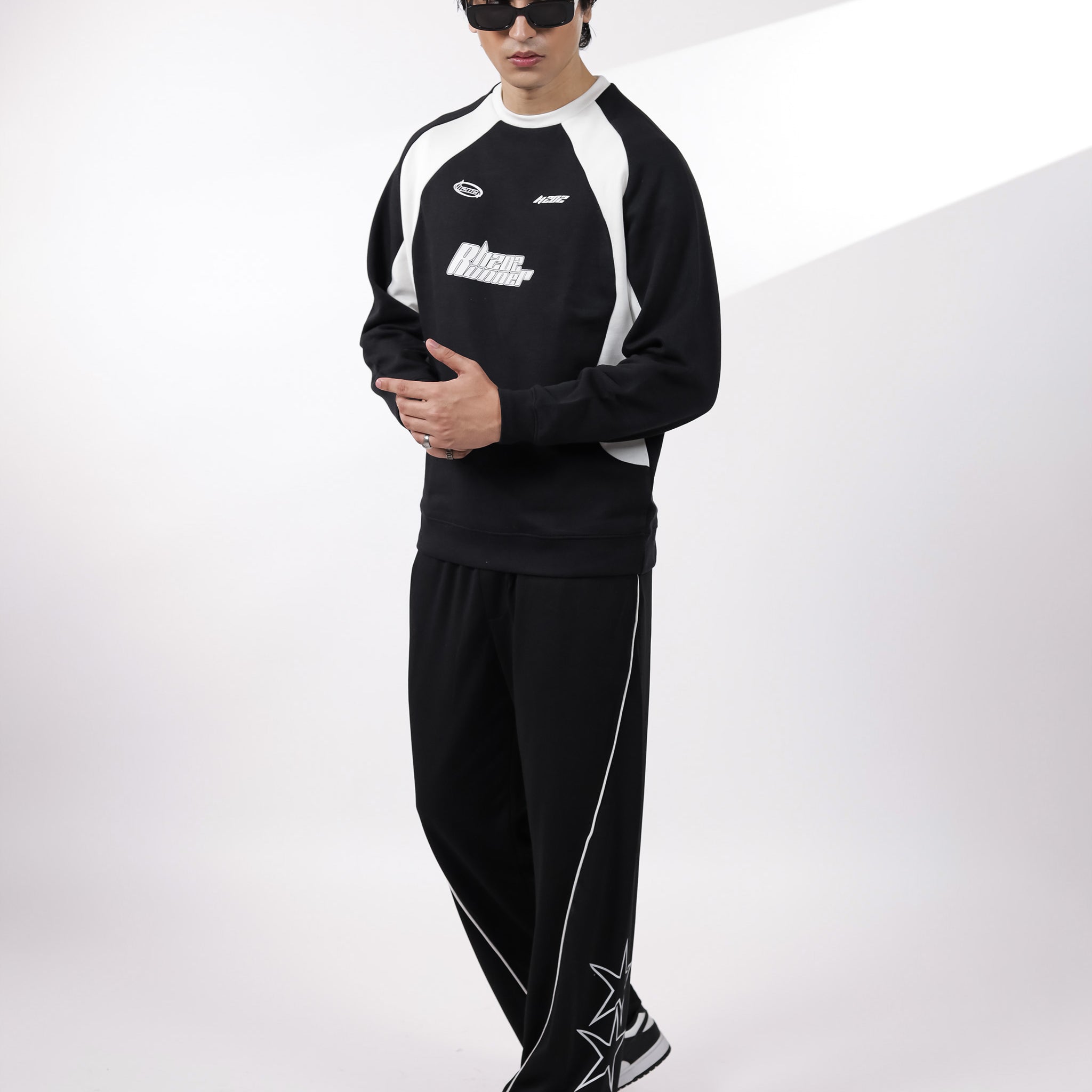 Black & White Racer CO-Ord Set