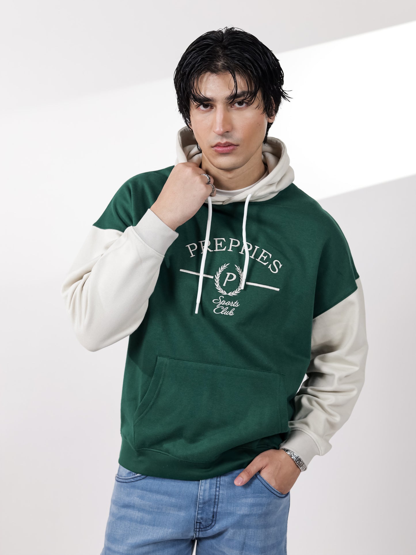 Green Graphic Hoodie