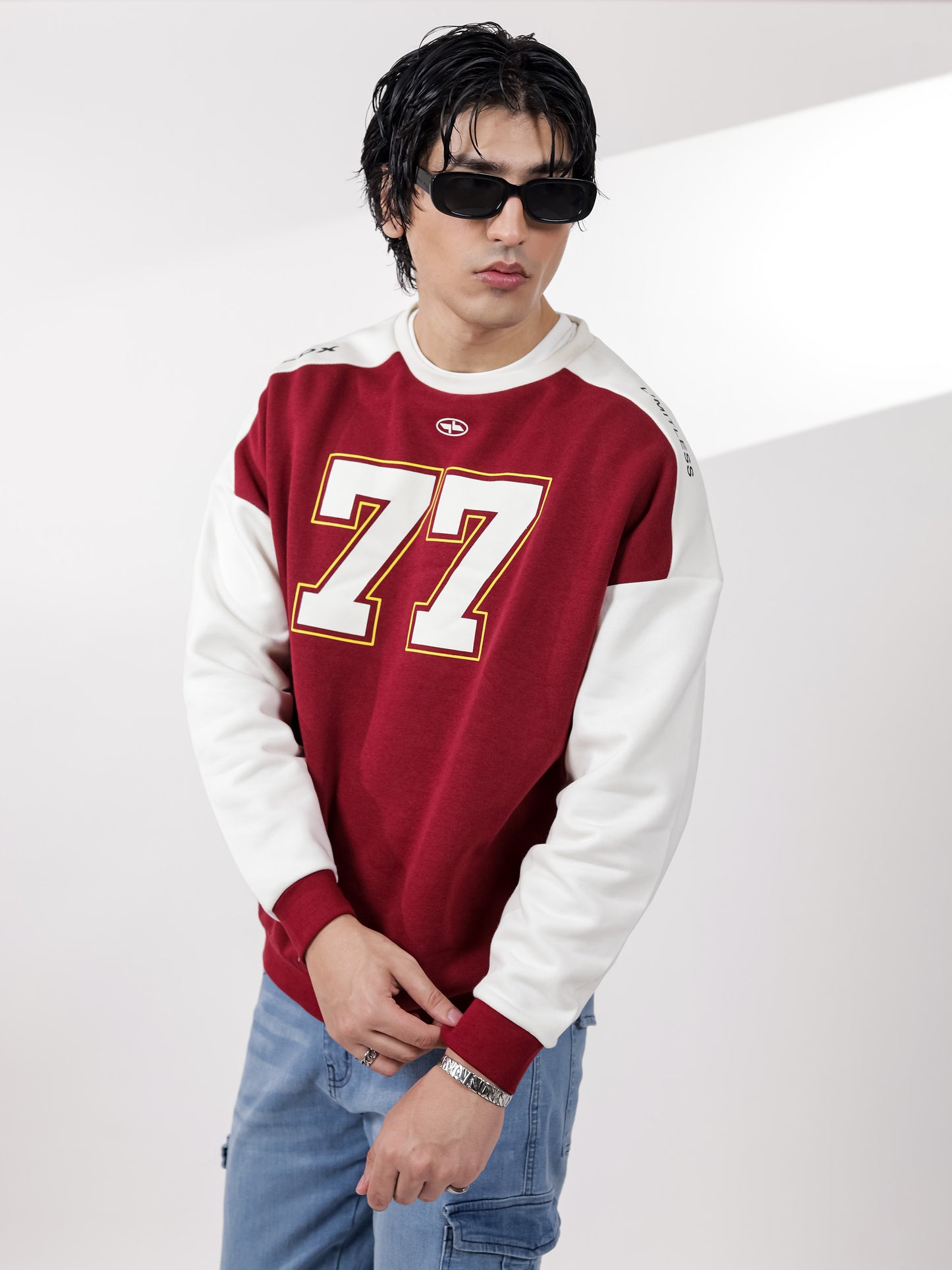 Maroon Digit Sweatshirt