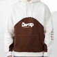 Brown & beige Hoodie