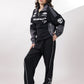 Black & Smoke Grey Quarter Zipper