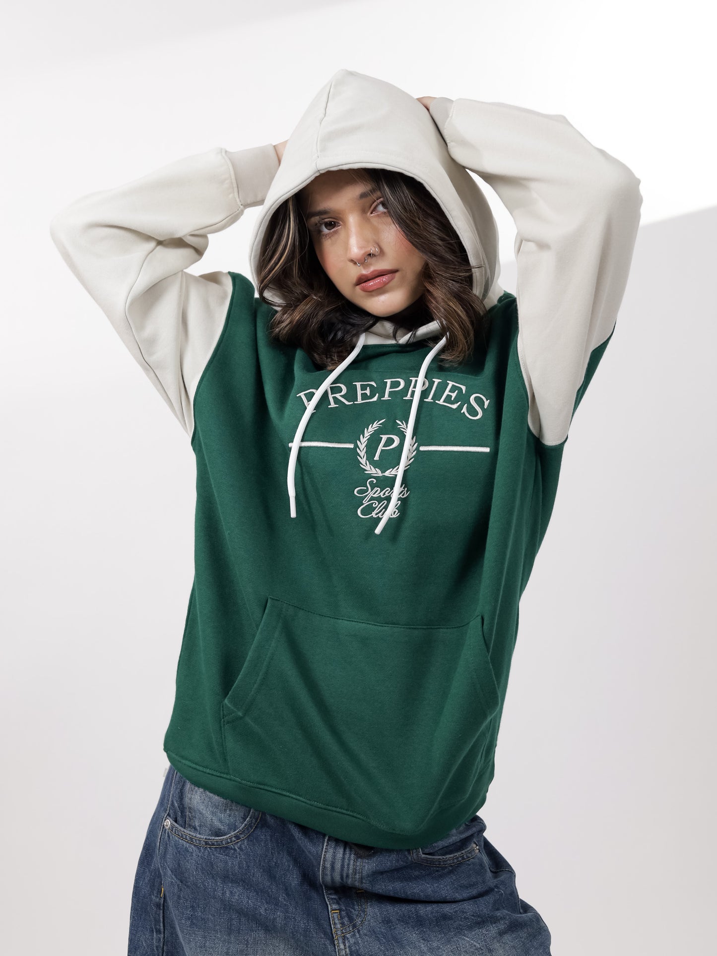 Green Graphic Hoodie
