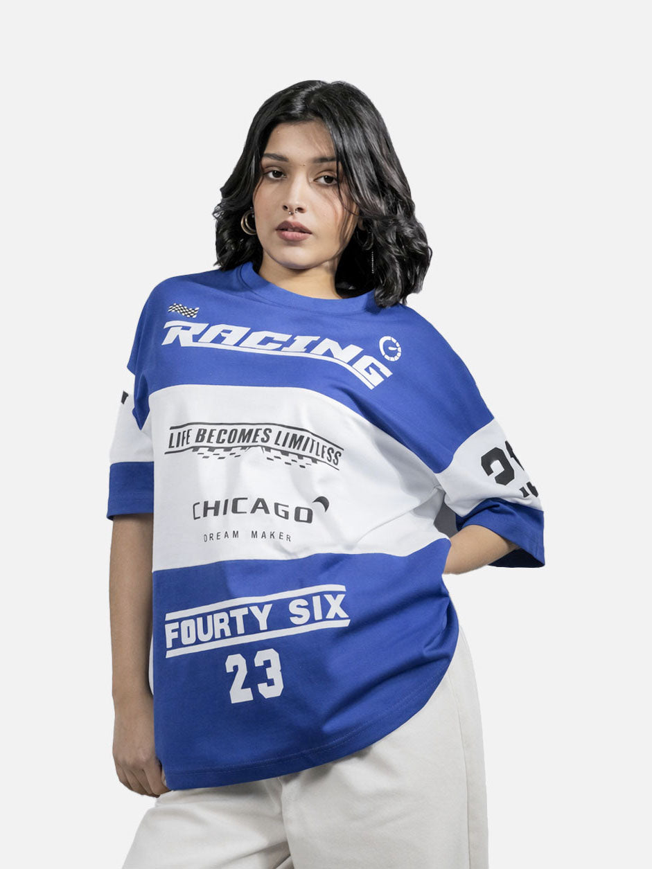 Royal Blue Racing Tee