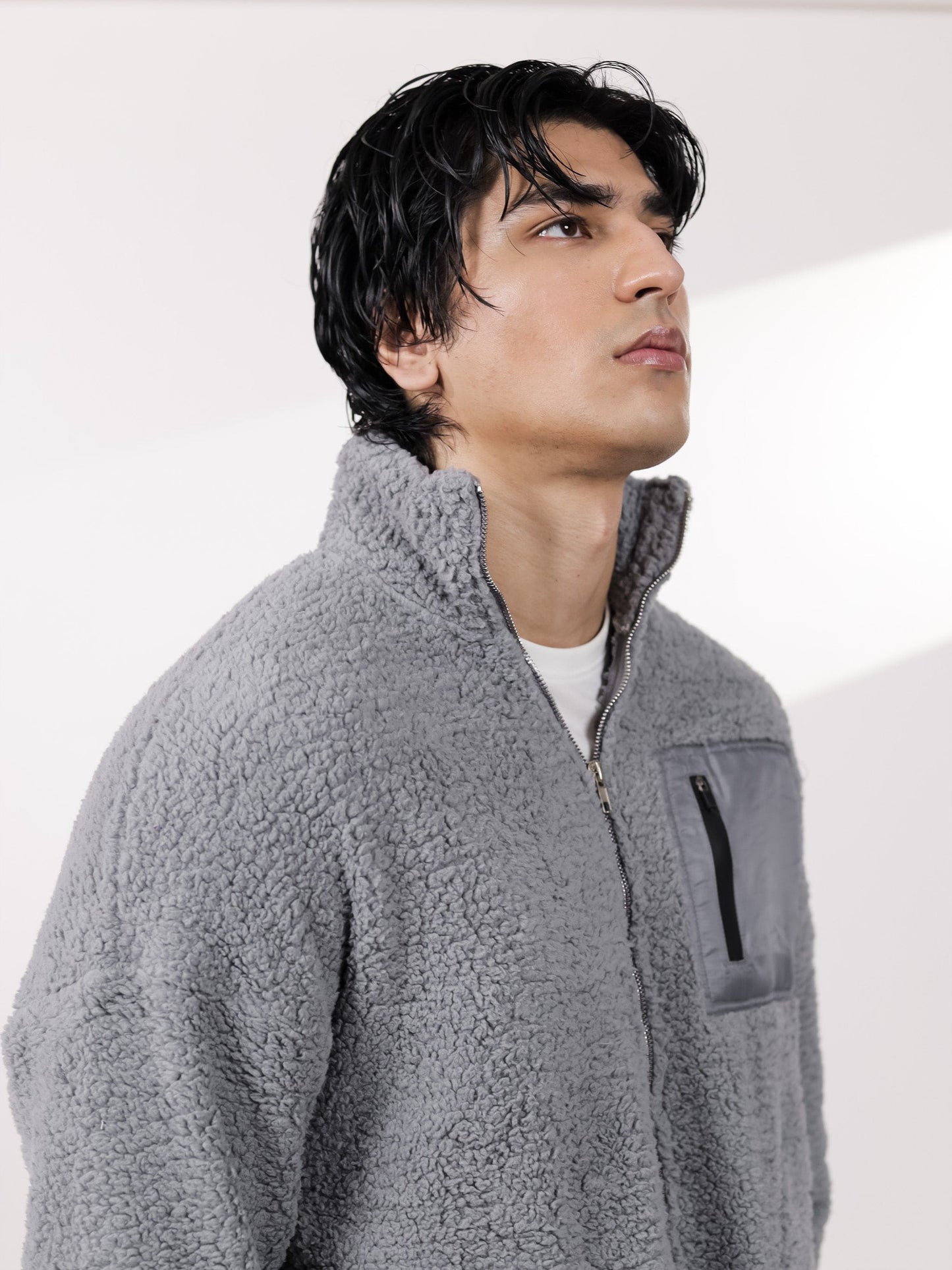 Grey Sherpa CO-Ord Set