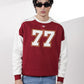 Maroon Digit Sweatshirt
