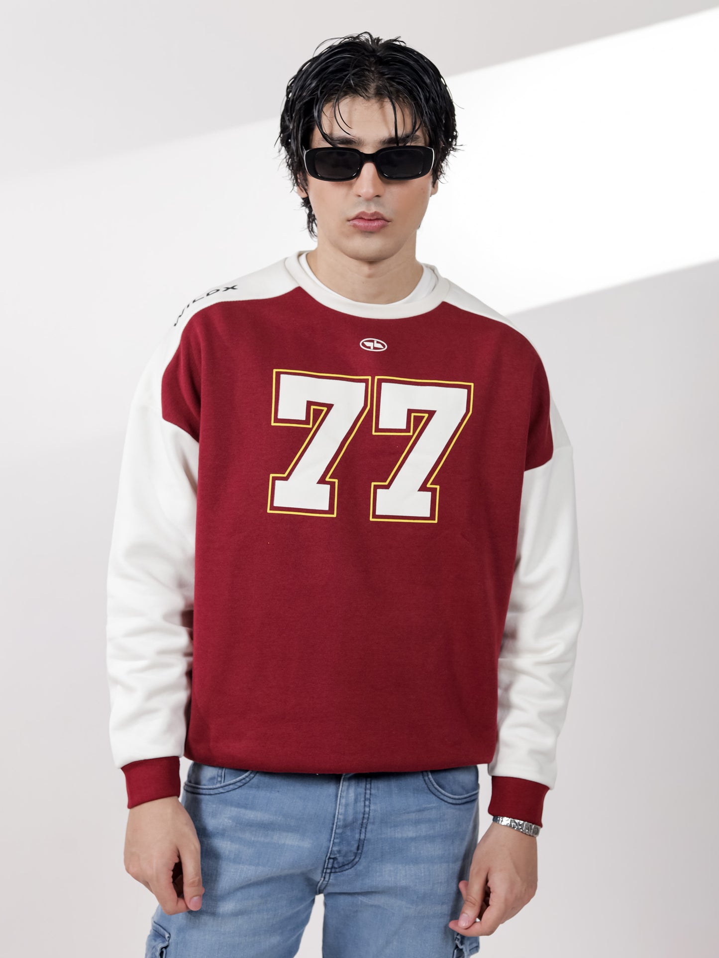 Maroon Digit Sweatshirt