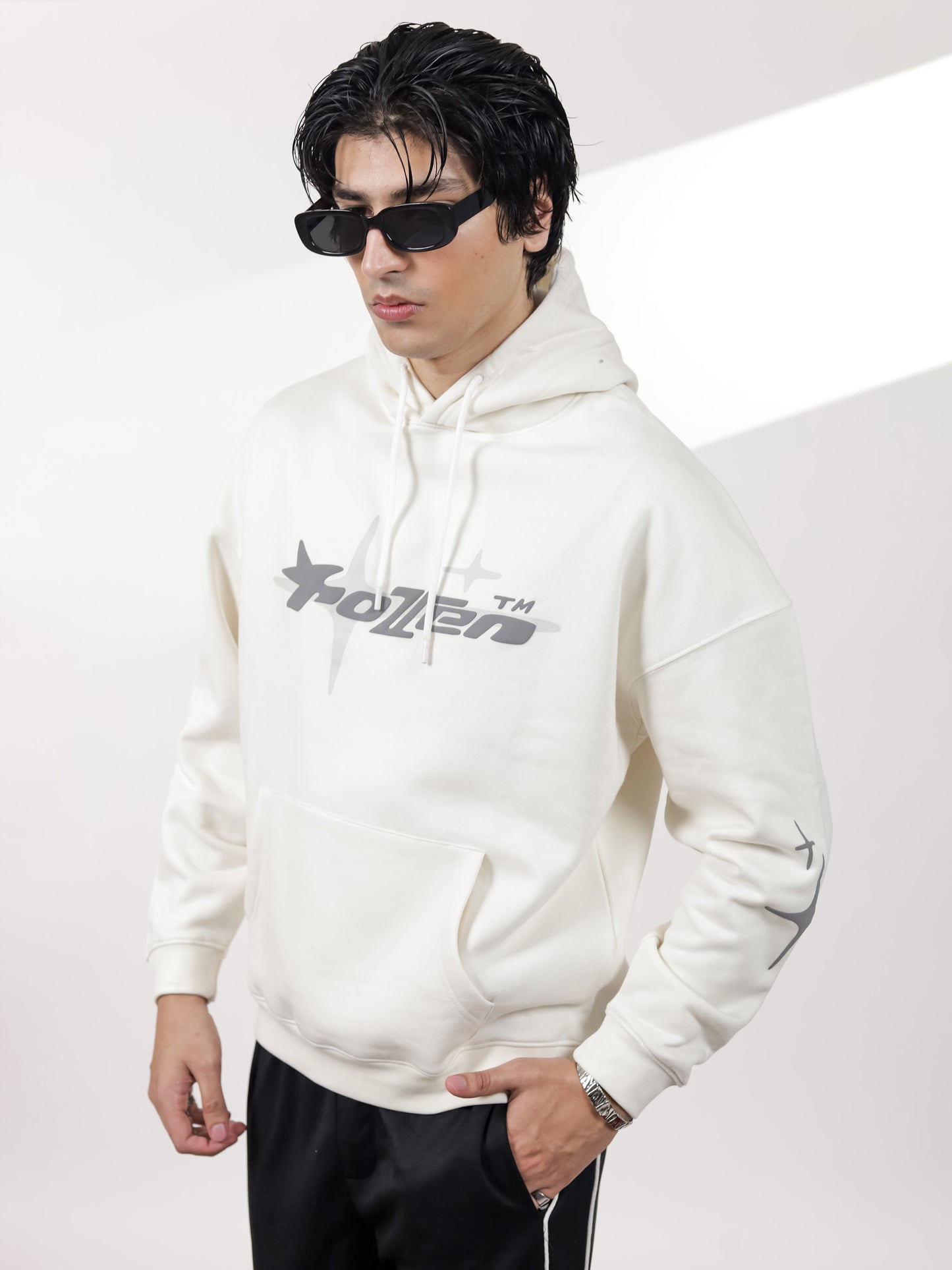 Off White printed Hoodie