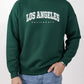 Green Oversize Graphic Sweatshirt