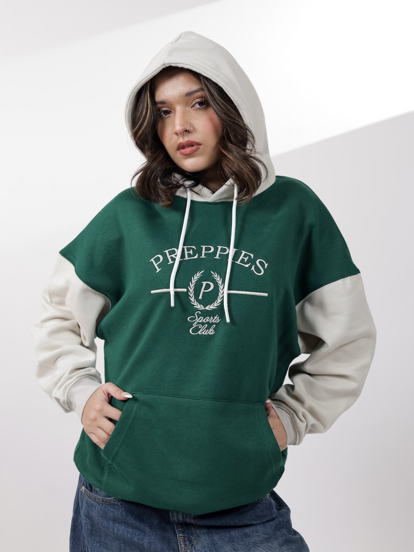 Green Graphic Hoodie