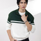Green & Off White Sweater