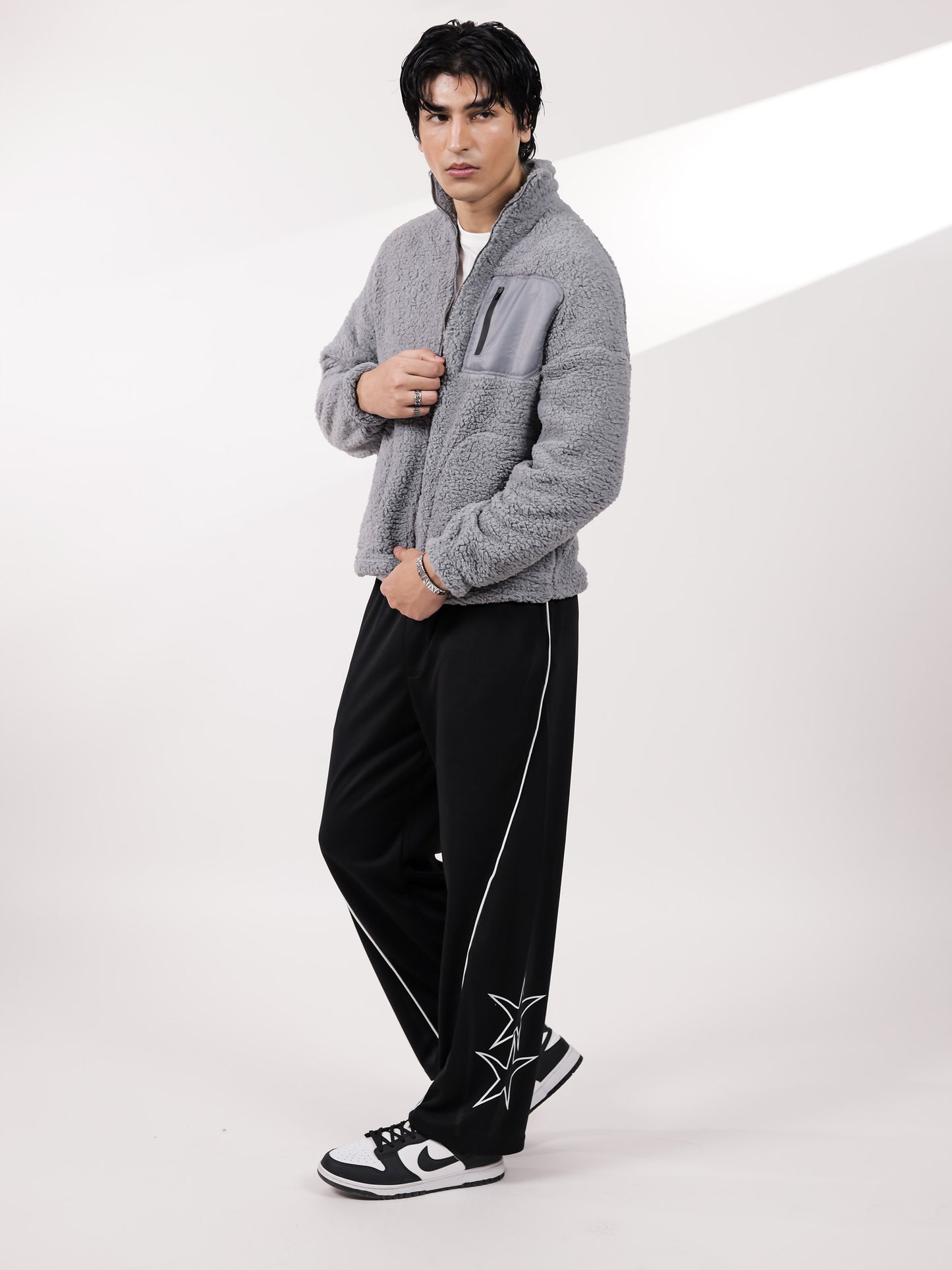 Grey Sherpa Jacket