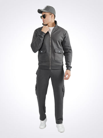 Grey Cargo Tracksuit