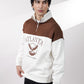 Beige & Brown Quarter Zipper